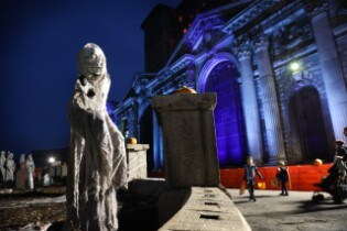 Halloween at Michigan Central Station